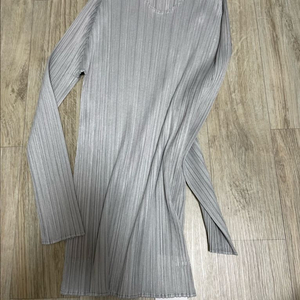 플리츠플리즈 9월 먼슬리 탑/ 라이트그레이 3