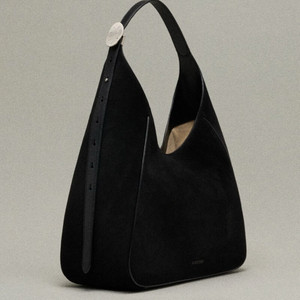 (새상품) 엘바테게브 스웨이드 블랙 호보백