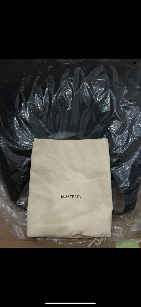 (새상품) 엘바테게브 스웨이드 블랙 호보백 이미지