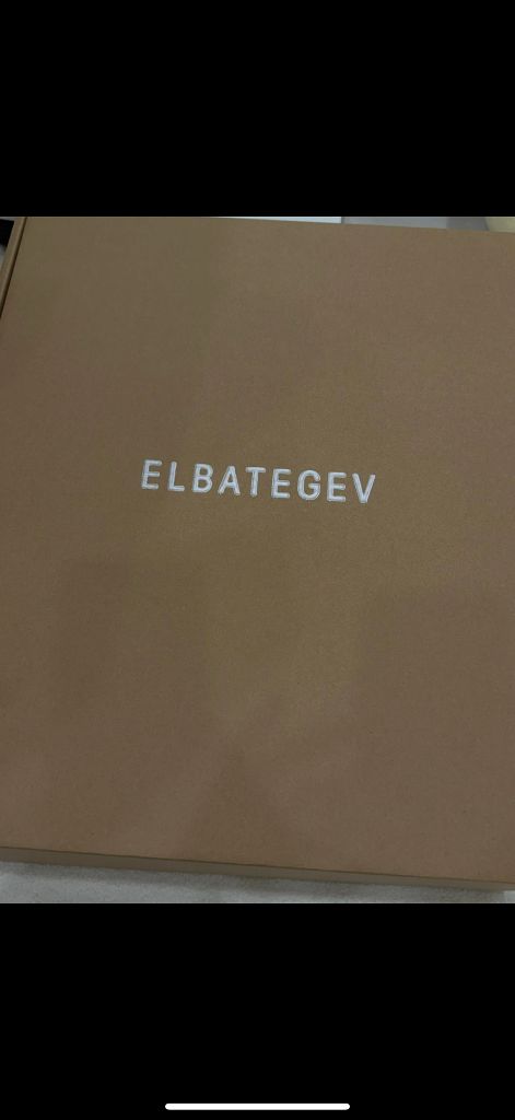 (새상품) 엘바테게브 스웨이드 블랙 호보백 이미지