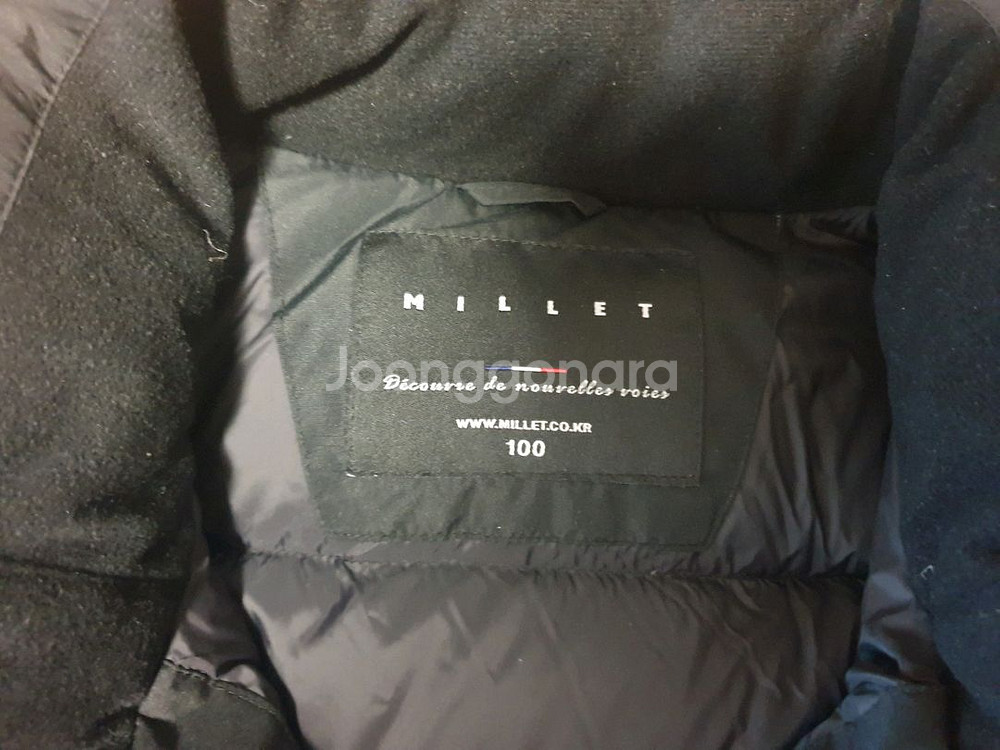밀레 대장급패딩 (100) 거위털 중기장, 인천--1