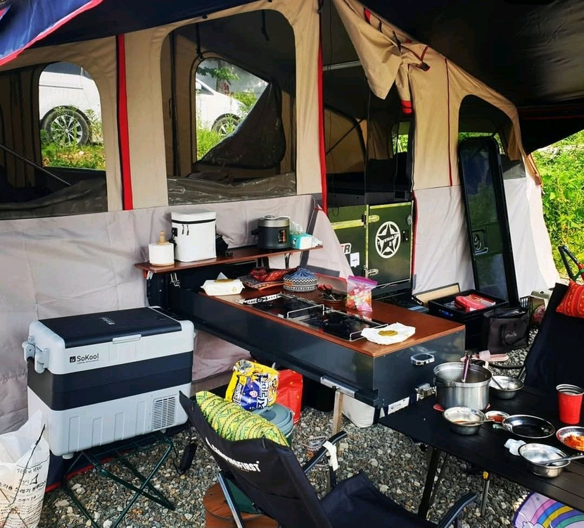 신화 T7 텐트트레일러 이미지