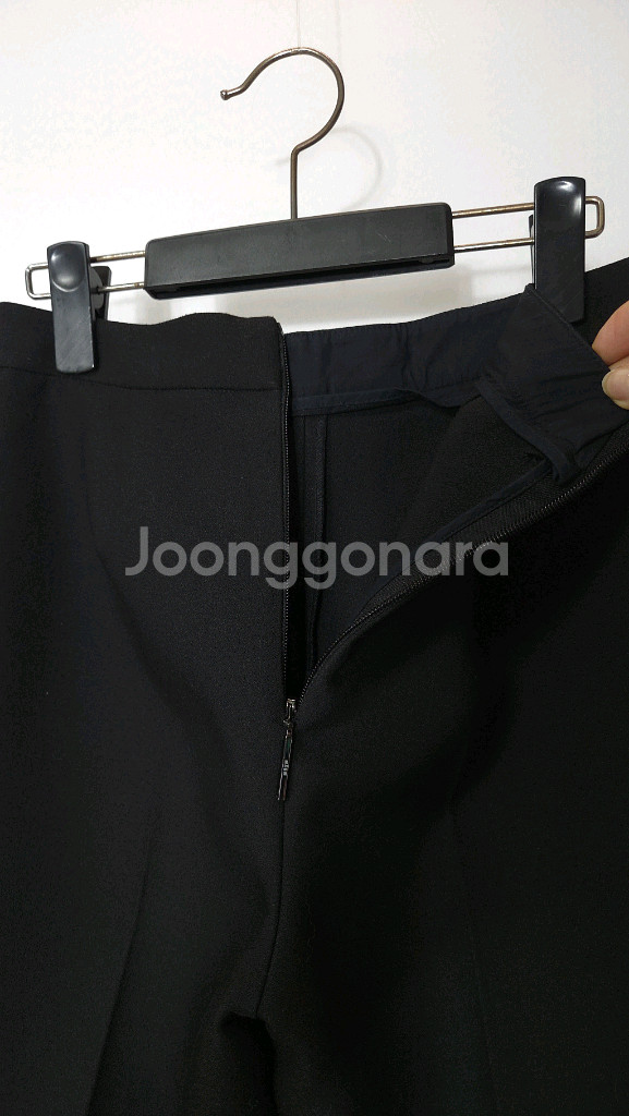 MSGM 엠에스지엠 블랙 와이드 프린지 카고 팬츠 40--6