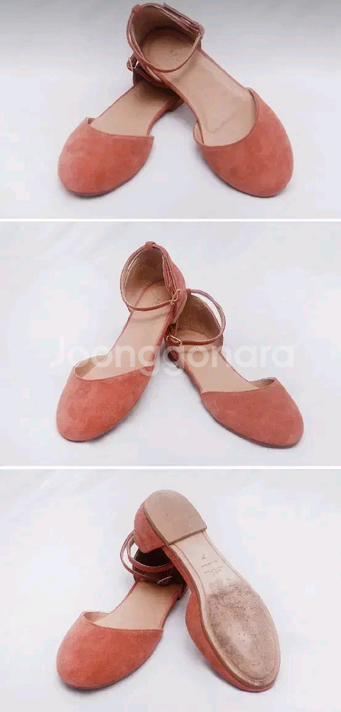 아페쎄 베라펠레 스웨이드 레더 플랫 샌들 (37)--2