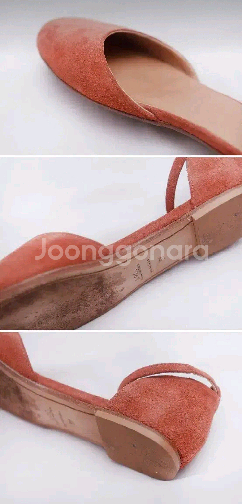 아페쎄 베라펠레 스웨이드 레더 플랫 샌들 (37)--8