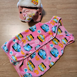 뽀로로 털모자, 수면조끼 일괄