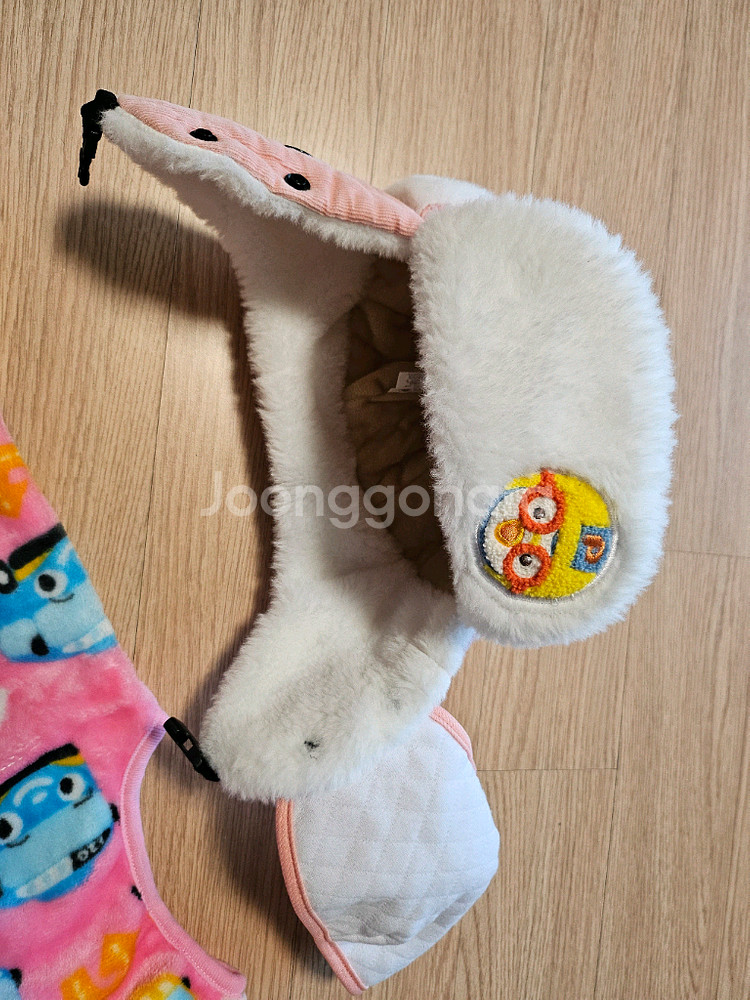 뽀로로 털모자, 수면조끼 일괄--3