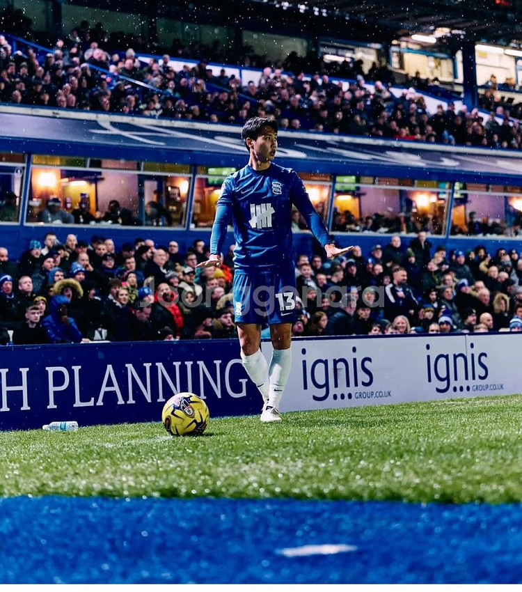 23-24 버밍엄시티 홈 백승호 택채새상품--3