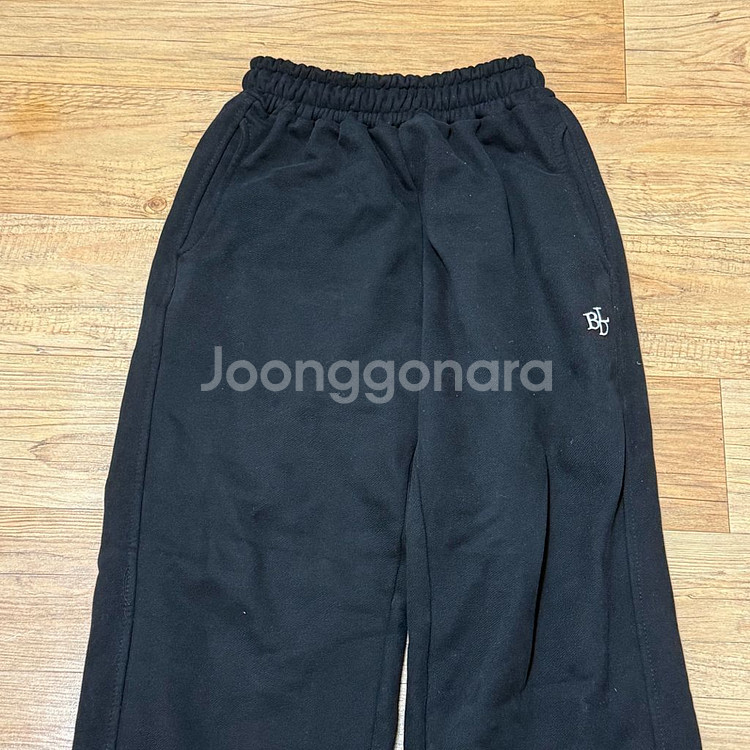 베이델리 사심 리뉴얼 투웨이 양기모 조거팬츠 블랙 롱--3