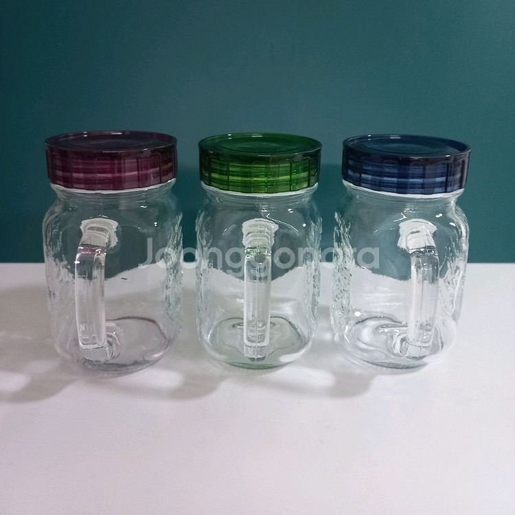 유리병 세트 500ml 3개 + 2L 1개 양념보관--8