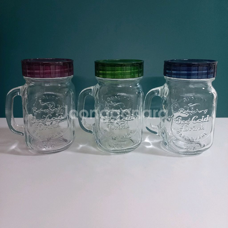 유리병 세트 500ml 3개 + 2L 1개 양념보관--5