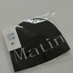 마뗑킴 자카드 비니 블랙