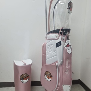 말본 블레이즈 포인트 트롤리 휠 캐디백(핑크)