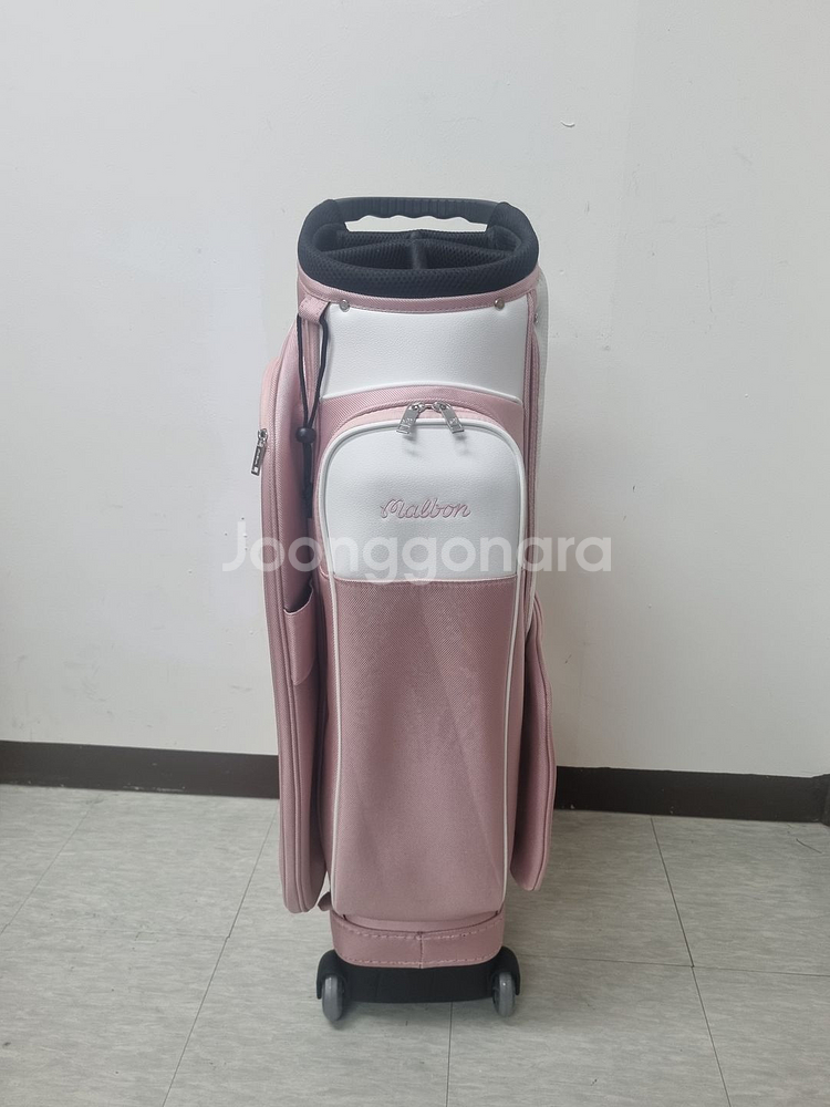 말본 블레이즈 포인트 트롤리 휠 캐디백(핑크)--4