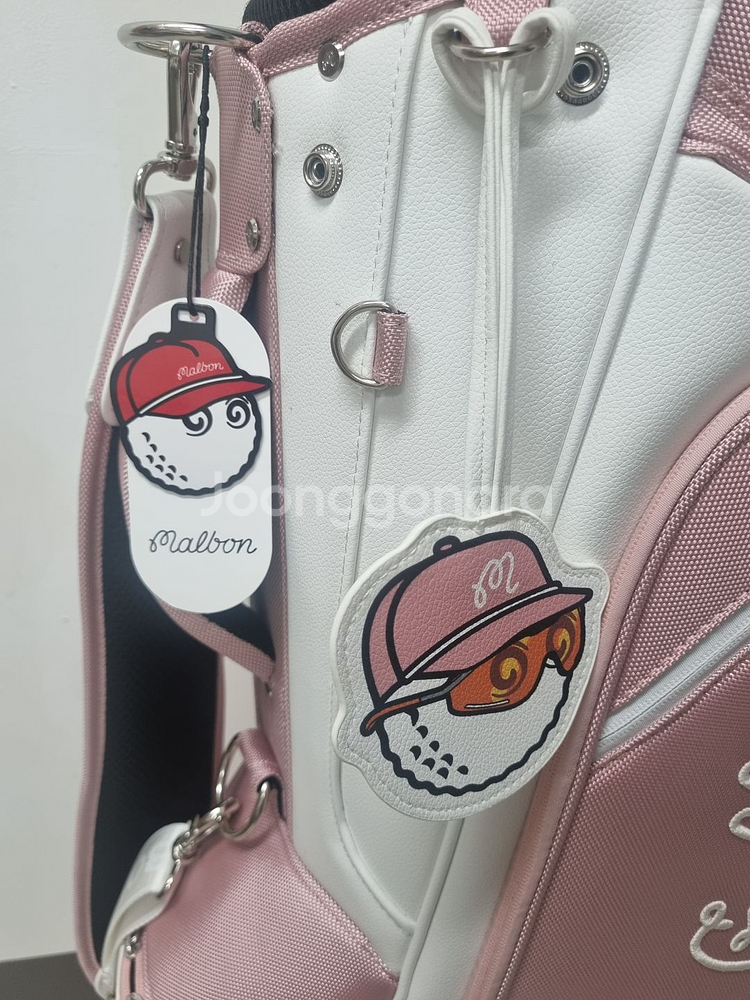 말본 블레이즈 포인트 트롤리 휠 캐디백(핑크)--6