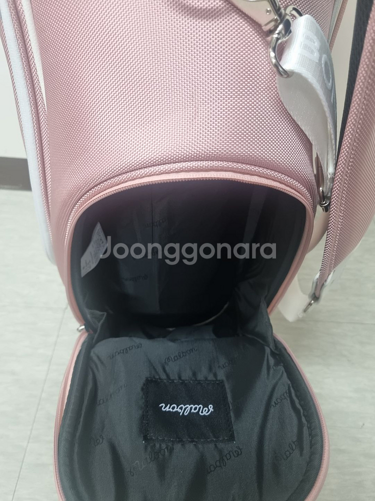 말본 블레이즈 포인트 트롤리 휠 캐디백(핑크)--7