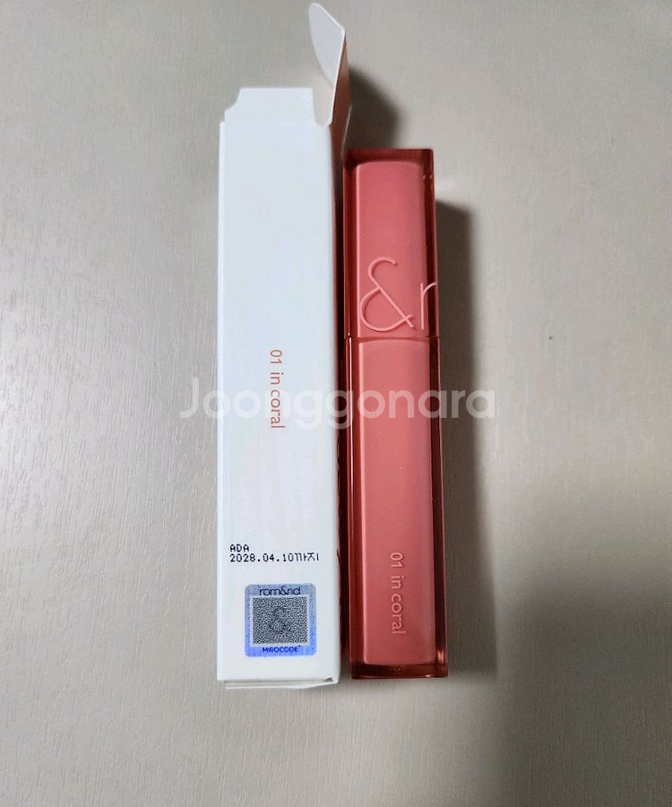 롬앤 듀이풀 워터 틴트 01 인 코랄--2