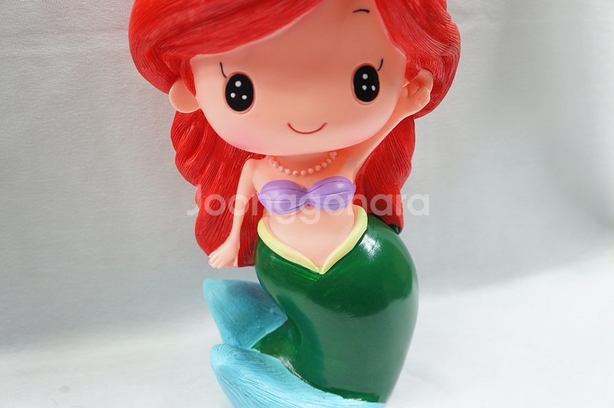 인어공주 저금통 피규어 리틀프린세스 26cm 키덜트--4