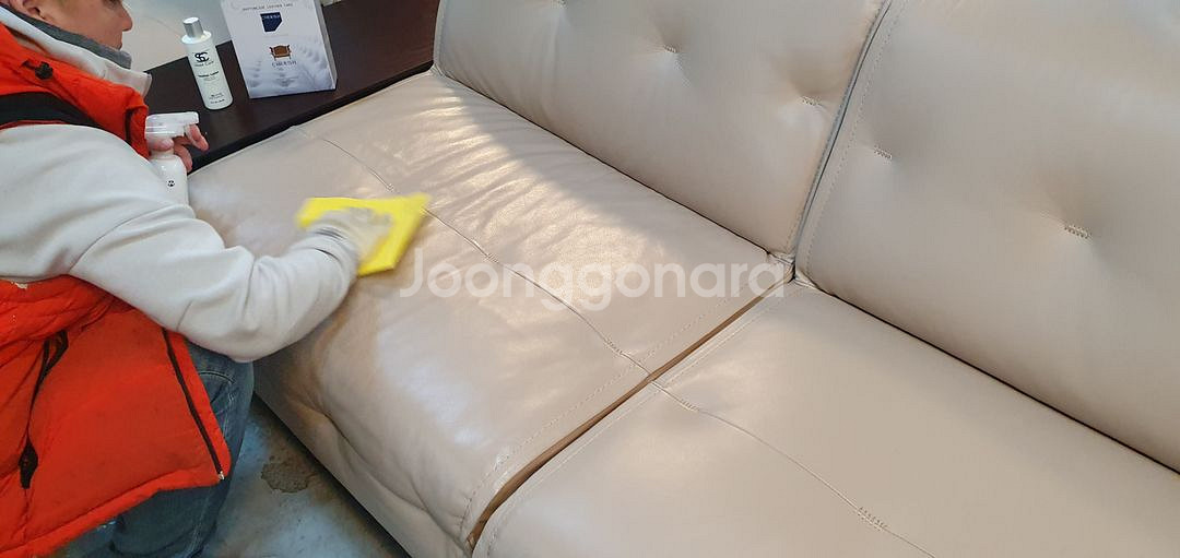 체리쉬 돌체 베리오 누벅천연통가죽 2인소파(배송비별도)--4