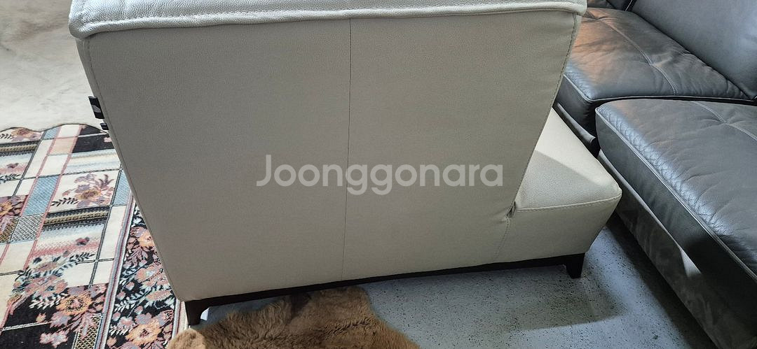 체리쉬 돌체 베리오 누벅천연통가죽 2인소파(배송비별도)--8