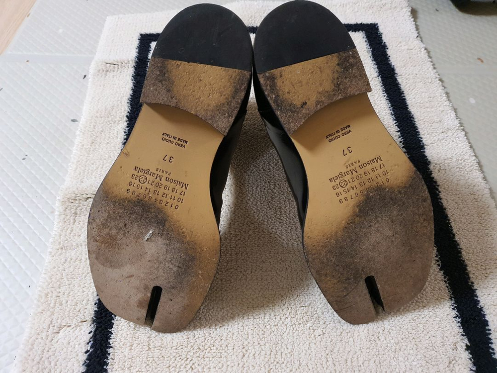 메종마르지엘라 타비 부츠 - 블랙 37--2