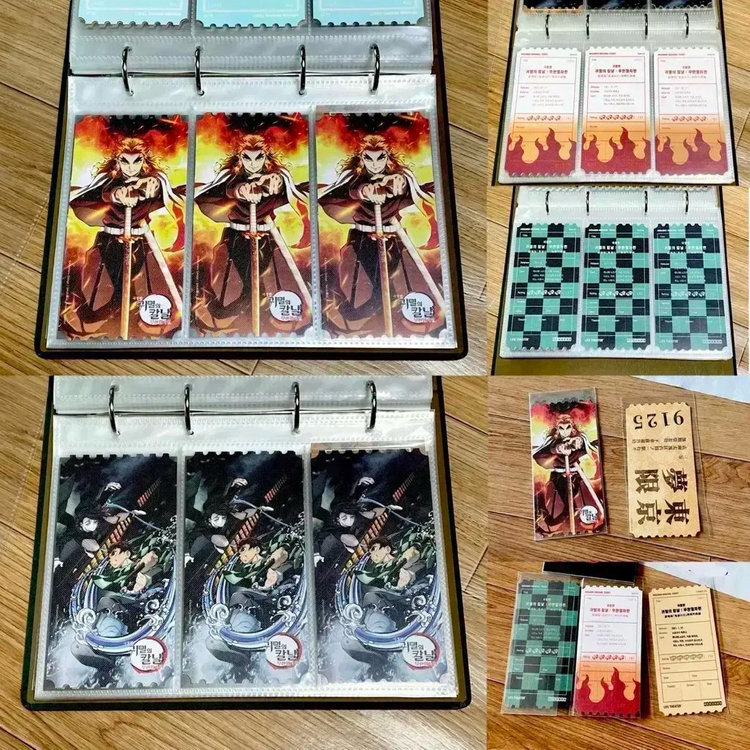 귀멸의칼날 상현집결 홀로그램포스터 귀칼특전 아트카드굿즈 이미지