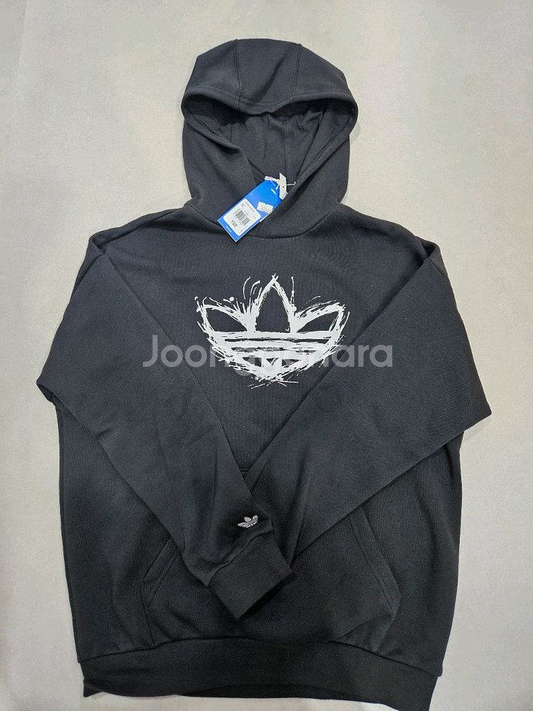 (160) 아디다스 키즈 후드티 주니어 블랙 JD036--1