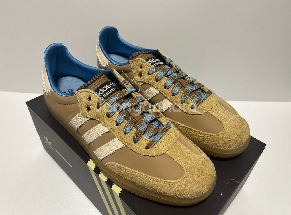 280 아디다스 웨일스보너 삼바 서플라이어 베이지--1