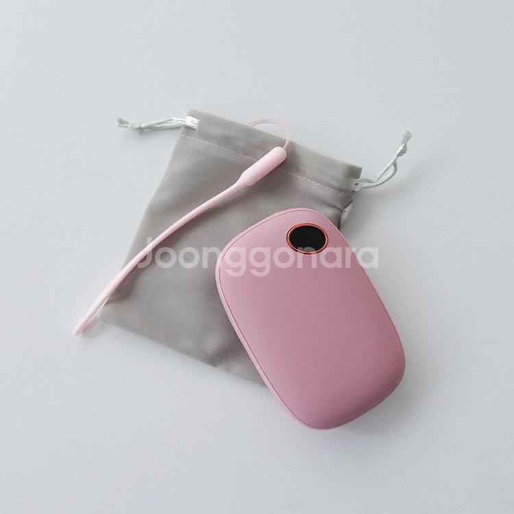 충전식 손난로 온도조절 휴대용 보조배터리 새상품--1