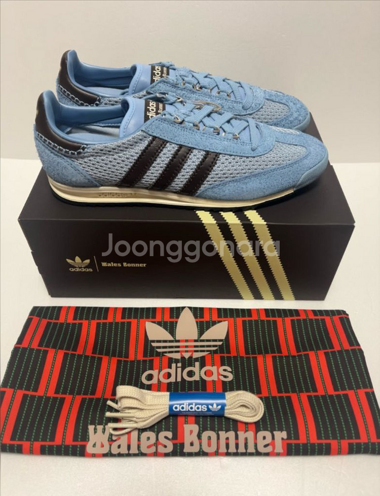 290 아디다스 웨일스보너 SL76 애쉬 블루 웨보--0