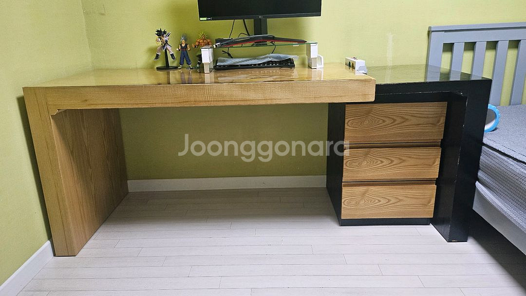 책상 서랍장 세트 (길이조절)--0