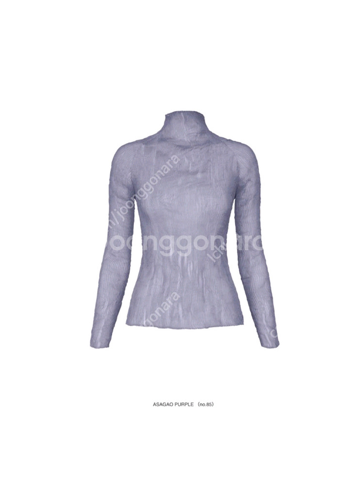 이세이미야케 쉬폰트위스트 집업가디건 &탑--2