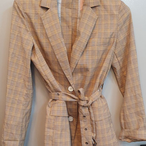 쥬시쥬디체크자켓80상태깨끗좋아요 이뻐요