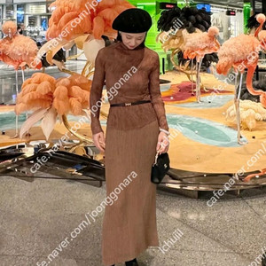 이세이미야케 쉬폰트위스트 긴팔탑 리프브라운 ~