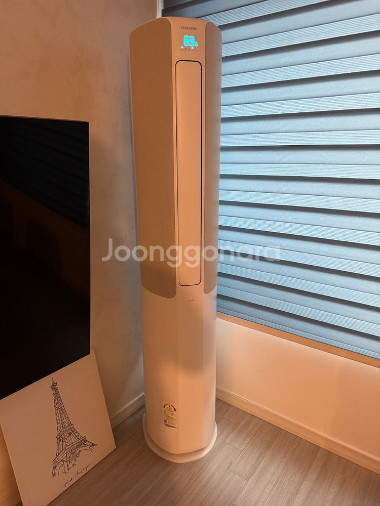 삼성 무풍 에어컨 스탠드형(17평형) - 실외기 포함--0