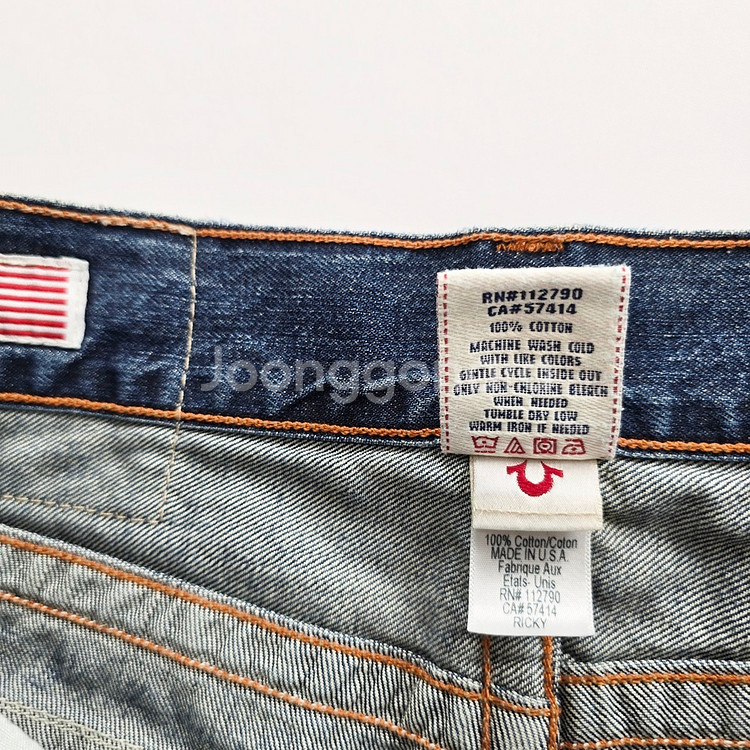 트루릴리전 청바지 미국 데님 사이즈29 R2471--5