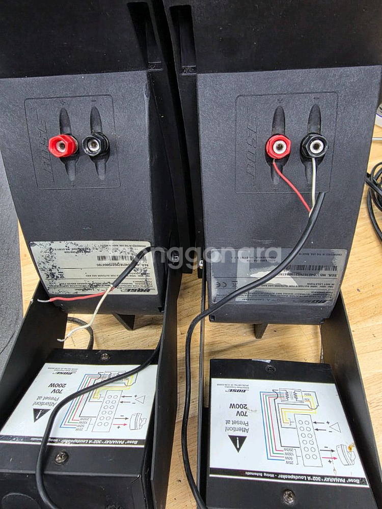 BOSE 302a 보스 스피커 블랙 2개--1