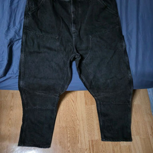 칼하트 WIP 더블니 블랙스톤 34x32 2번 착용