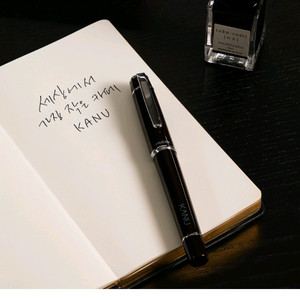 카누 x point of view 만년필세트 브라운