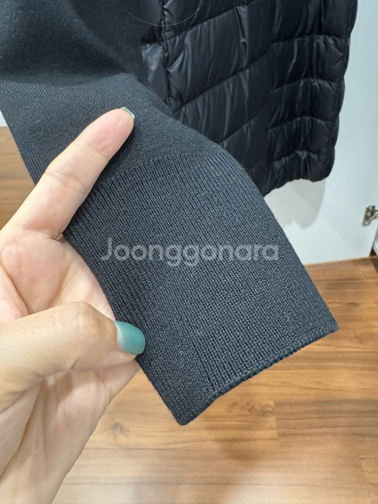 정품 몽클레어 가디건 패딩 트리콧 롱 S--7