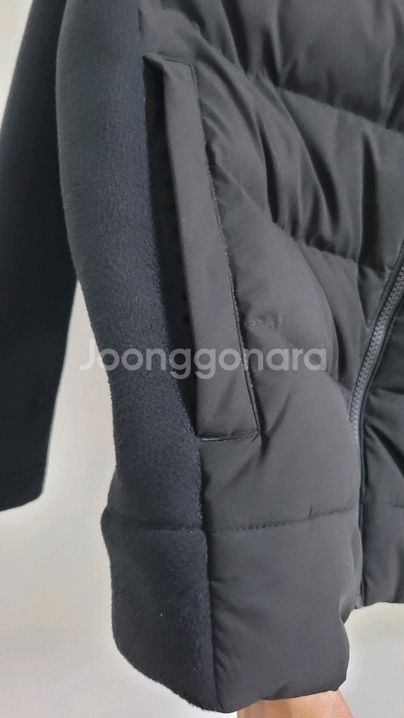 새상품)디스커버리 남성 구스다운 플리스집업--4