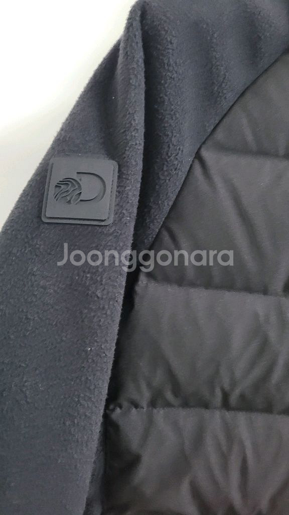 새상품)디스커버리 남성 구스다운 플리스집업--6