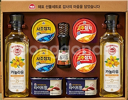 해표 안심특선 30호 선물세트 팝니다.--0