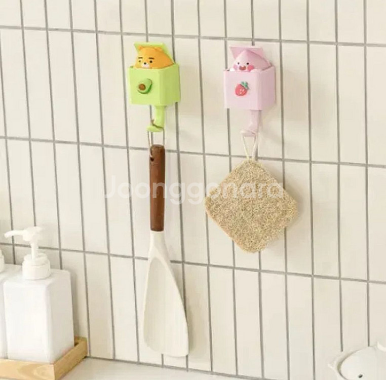 카카오프렌즈 빼꼼걸이 라이언 어피치--1