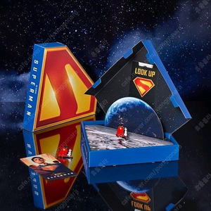 슈퍼맨 웰컴팩 _ 슈퍼맨과 크립토뱃지 CGV 영화 굿즈