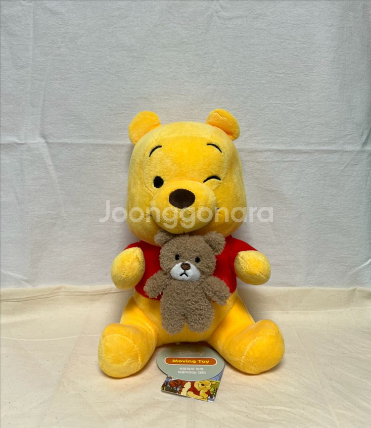 정품 디즈니 윙크 덜덜이 푸우, 푸 곰돌이 인형--1