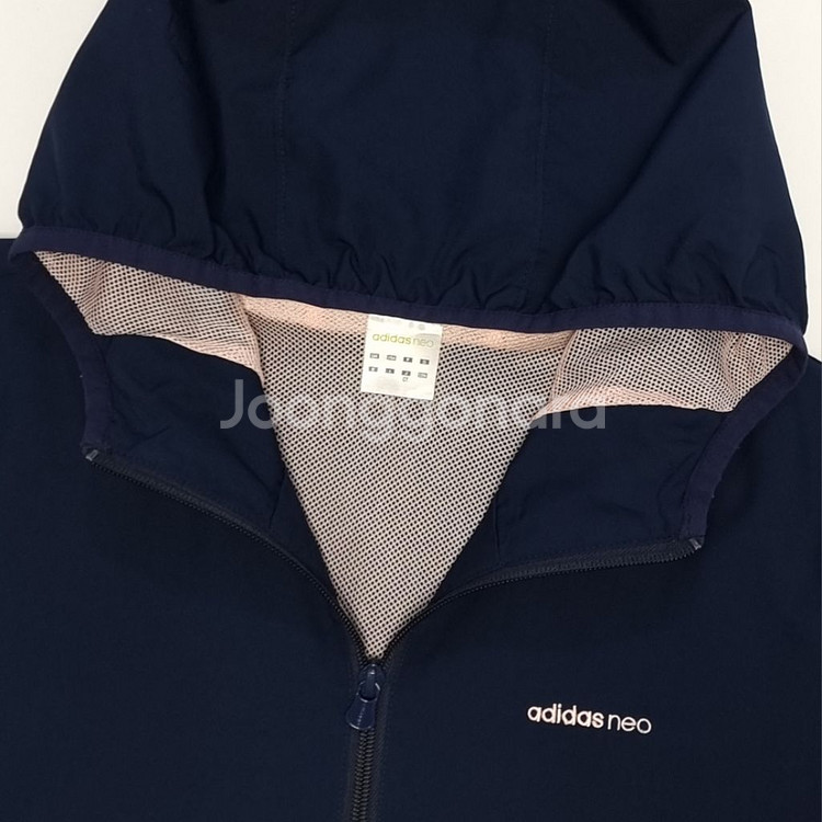 아디다스 여성 바람막이 후드집업 자켓 점퍼 트리이닝복--2