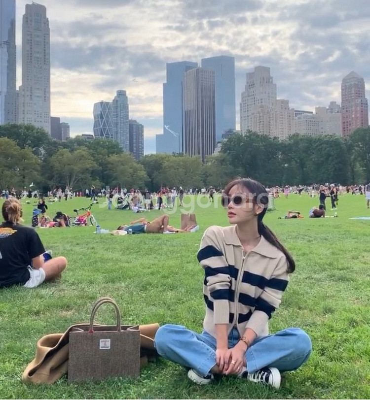 그레이룸 해리트위드백 브라운--0