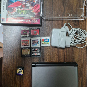 닌텐도 3ds xl 실버 와 하트골드,기라티나 등 7개