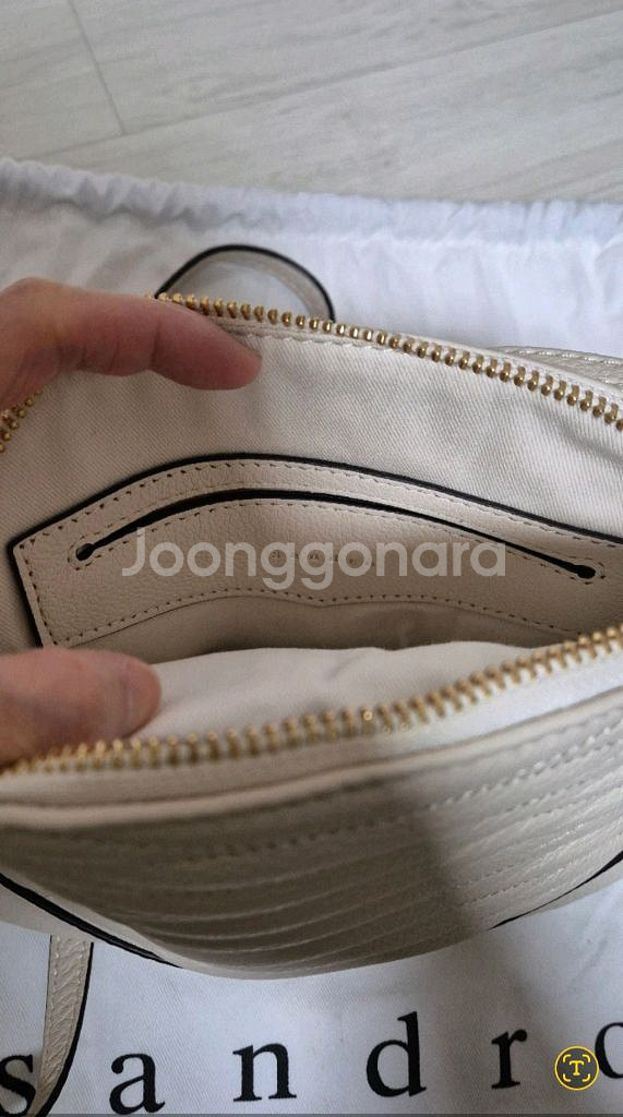 산드로 소가죽 백--5